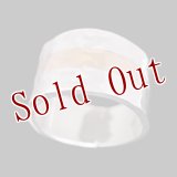 ナバホ族 Bruce Morgan 14K/SS ハンマーテクスチャ リング