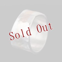 画像4: ナバホ族 Bruce Morgan 14K/SS ハンマーテクスチャ リング