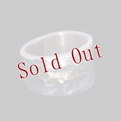 画像5: ナバホ族 Bruce Morgan 14K/SS ハンマーテクスチャ リング