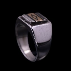 画像3: 【コラボ企画】Bruce Morgan×RIVER MAIL 14K ダイヤ シグネチャー リング