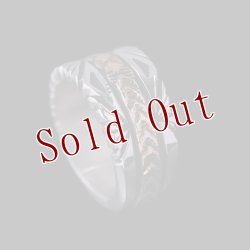 画像3: 【RIVER MAIL企画】ナバホ族 Bruce Morgan 1/2 14K サンバースト 4ダイヤ+アロー リング