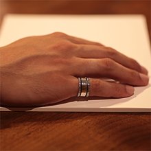 着用画像3: ナバホ族 Bruce Morgan チゼルワーク リング 9.5号