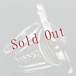 画像6: ナバホ族 Clendon Pete ケトー アップリケ リング 22号 20号 18号