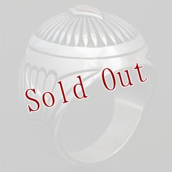 画像6: ナバホ族 Howard Nelson 14K サンバースト オーバル Box リング 18.5号