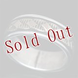 【再入荷】ナバホ族 Bruce Morgan 1/4" 14K 4ダイヤ+アロー リング