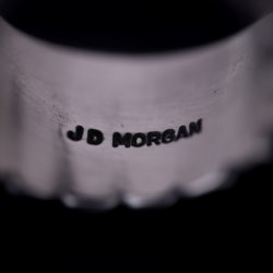 画像7: ナバホ族 Jacob D. Morgan イーグル バンプアウト プレーン リング 24.5号