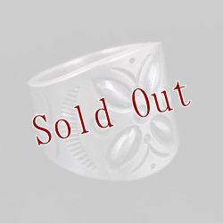 画像5: ナバホ族 Jacob D. Morgan バンプアウト/スタンプ シルバー リング 21.5号