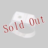 ナバホ族 Veronica Benally アイボリー/ターコイズ インレイ リング 14号