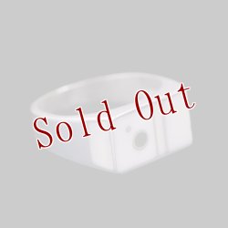 画像4: ナバホ族 Veronica Benally アイボリー/ターコイズ インレイ リング 14号