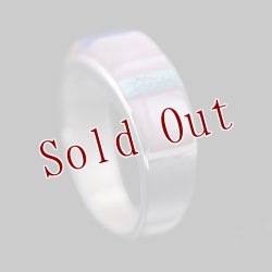 画像3: ナバホ族 Veronica Benally マルチストーン コーンロー インレイ リング 6号