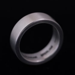 画像2: ナバホ族 Jacob D. Morgan 1/4" 11ga インサイドスタンプ バンド リング 13.5号