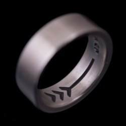 画像6: ナバホ族 Jacob D. Morgan 1/4" 11ga インサイドスタンプ バンド リング 13.5号