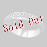 ナバホ族 Lyle Secatero #4ハーフラウンド ウォーター リング 23号