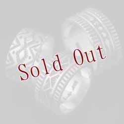 画像3: ナバホ族 Lyle Secatero 3/8" ライトニング リング 17号