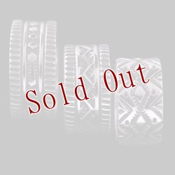 画像4: ナバホ族 Lyle Secatero 3/8" ライトニング リング 17号