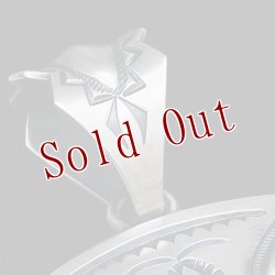 画像6: ナバホ族 Jacob D. Morgan バタフライ バンプアウト ペンダント