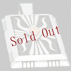 画像3: ナバホ族 Howard Nelson 14K ケトー ボックス 長方形 ペンダント