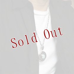 画像6: ナバホ族 Leonard Nez ナンバーエイト サンバースト オーバーレイ ペンダント