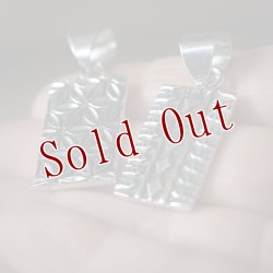 画像4: ナバホ族 Lyle Secatero フラワー スクエア ペンダント