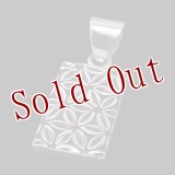 ナバホ族 Lyle Secatero フラワー スクエア ペンダント