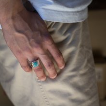 着用画像3: 【RM Jewelry】キングマン シグネチャー シルバー リング 17号