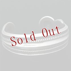 画像4: サウスパイユート族 Steven Tiffany 1" コインシルバー リポウズ バングル