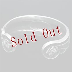 画像6: サウスパイユート族 Steven Tiffany 1" コインシルバー リポウズ バングル