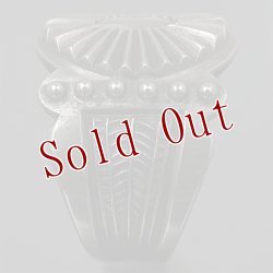 画像5: サウスパイユート族 Steven Tiffany コインシルバー サンバースト リング 20号