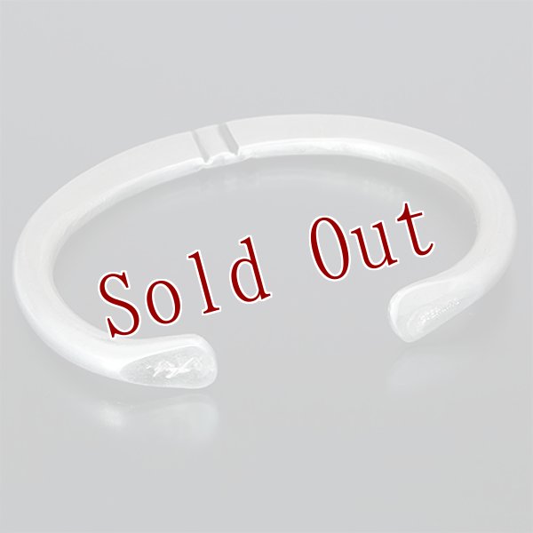 画像4: ブラックフット族 James Faks ラウンドワイヤー チェイシング バングル 6 1/2 (4)