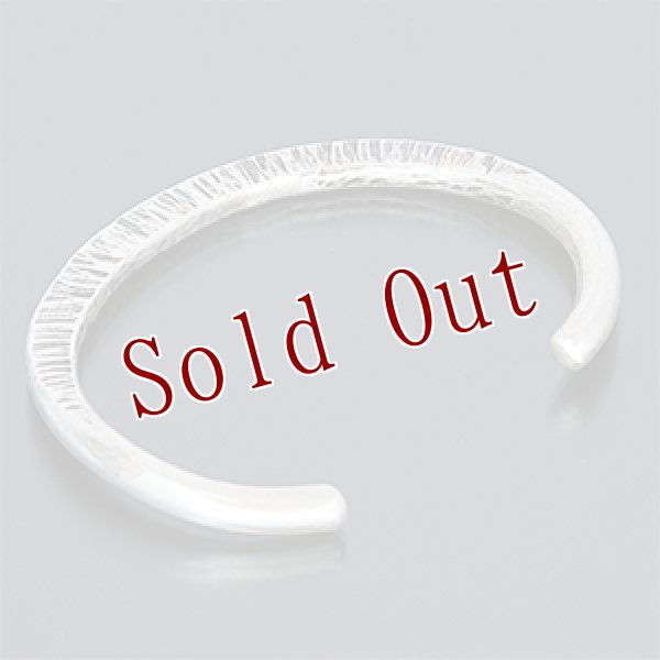 画像3: ブラックフット族 James Faks #2RD テクスチャー バングル (3)