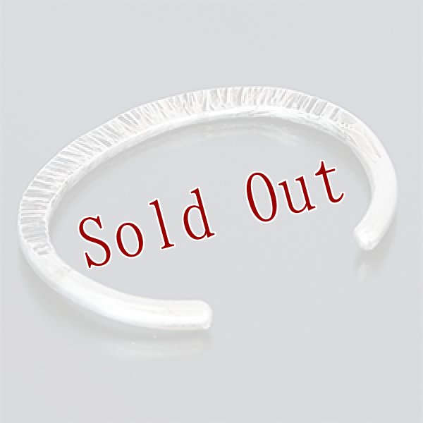 画像3: ブラックフット族 James Faks #2RD テクスチャー バングル (3)