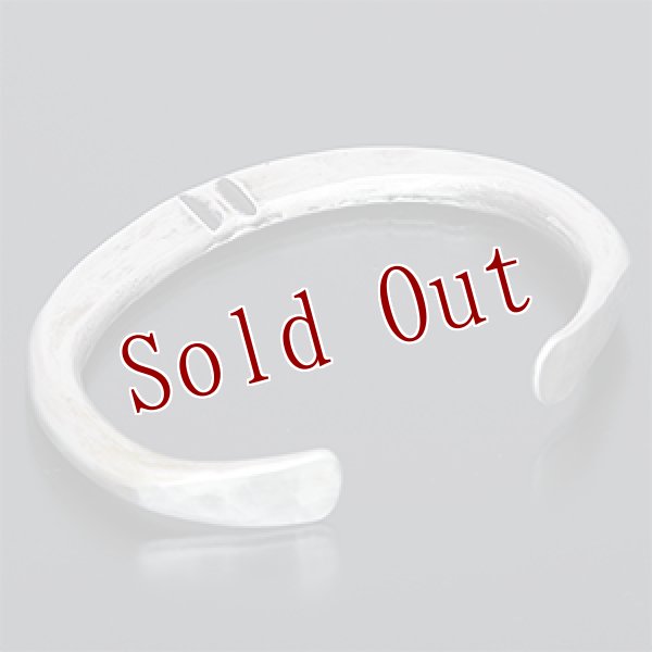 画像3: ブラックフット族 James Faks #2RD スタンプ/2ライン バングル (3)