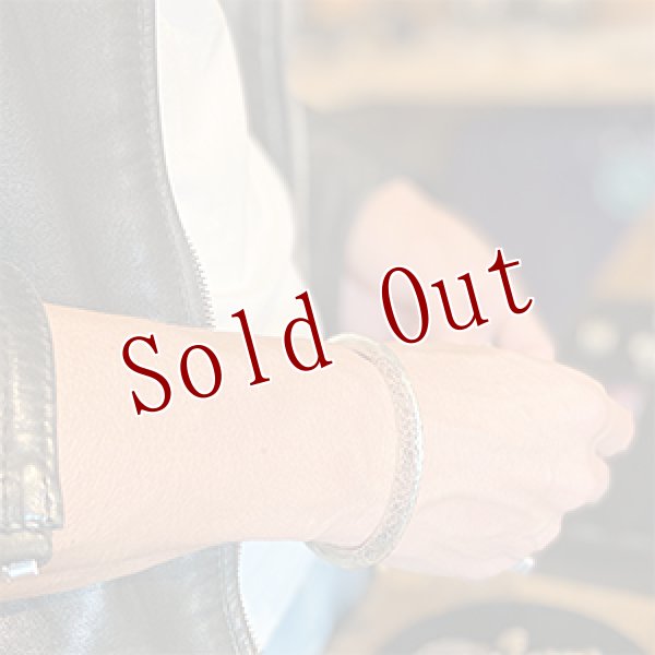 画像4: ブラックフット族 James Faks #2RD スタンプ/2ライン バングル (4)