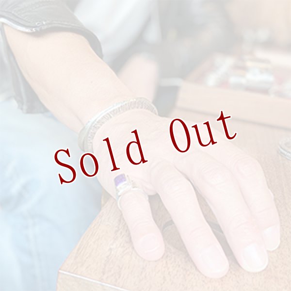 画像4: ブラックフット族 James Faks #2RD スタンプ/スタンプ バングル (4)