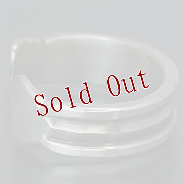 画像3: ブラックフット族 James Faks #1フラットワイヤー チェイシング バングル (3)