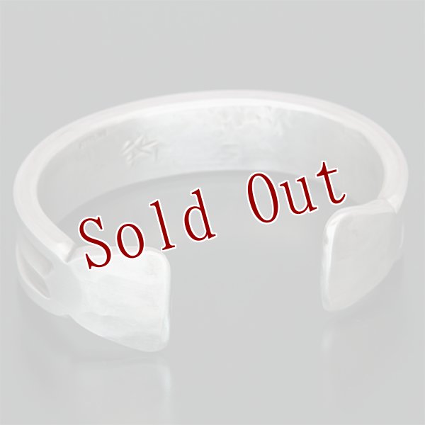 画像4: ブラックフット族 James Faks #1フラットワイヤー チェイシング バングル (4)