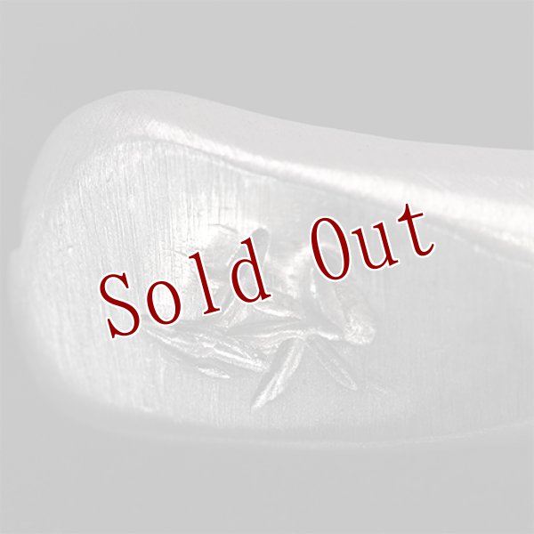 画像7: ブラックフット族 James Faks ラウンドワイヤー チェイシング バングル (7)