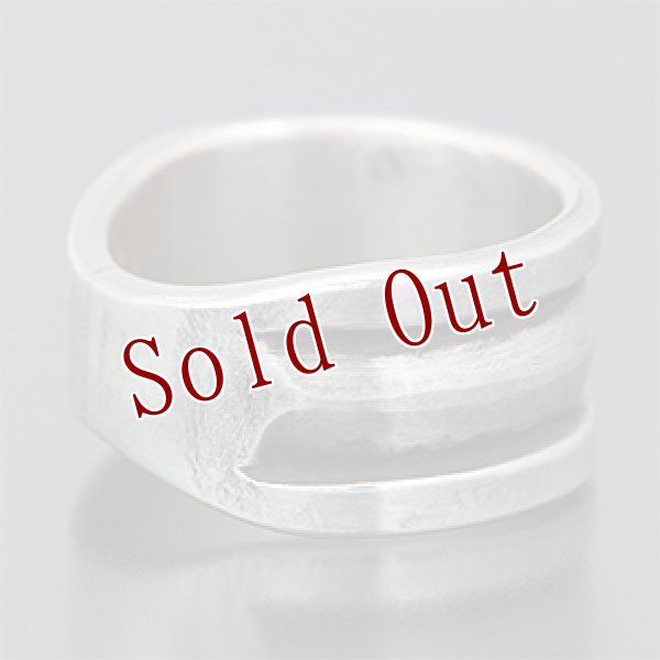 画像2: ブラックフット族 James Faks チェイシング リング 24.5号 (2)