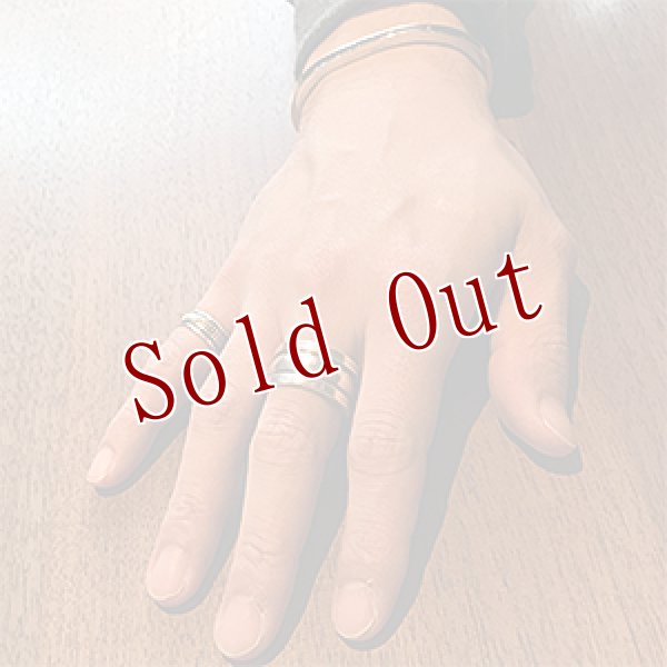 画像4: ブラックフット族 James Faks チェイシング リング 24.5号 (4)