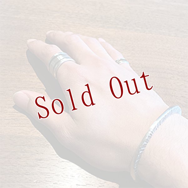 画像4: ブラックフット族 James Faks 1/2” 2ライン チェイシング リング 24号 (4)