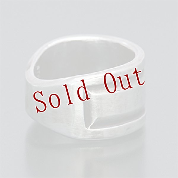 画像2: ブラックフット族 James Faks 1/2” 2ライン チェイシング リング 17号 (2)