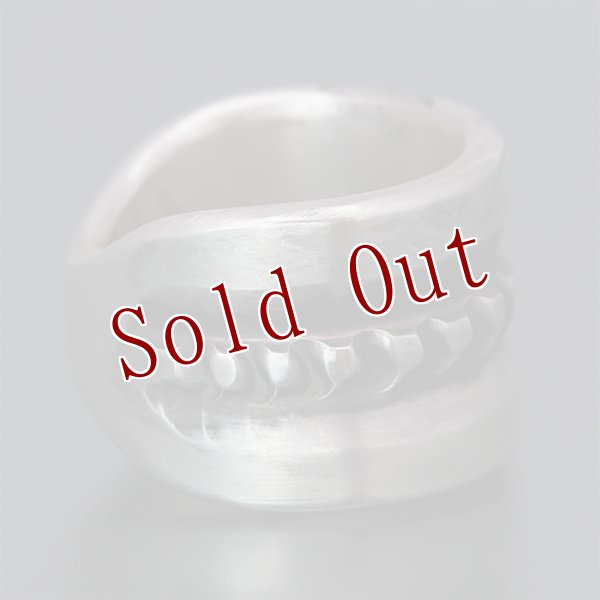 画像4: ブラックフット族 James Faks 5/8" チェイシング スタンプワーク リング 9.5号 (4)