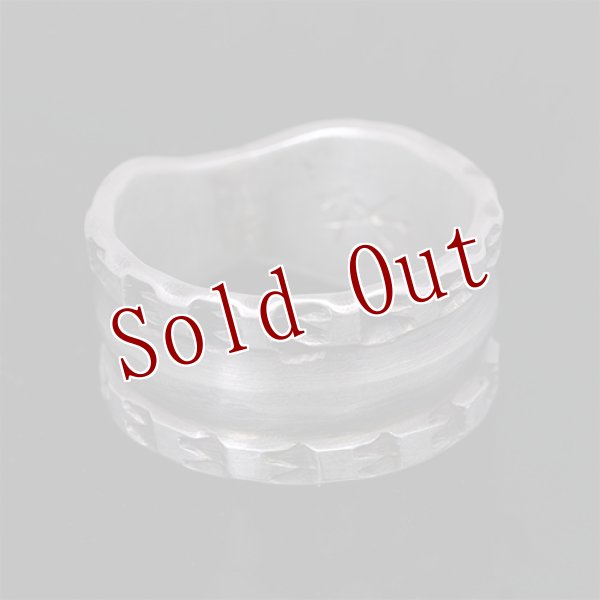 画像3: ブラックフット族 James Faks チェイシング チゼル リング 14号 (3)