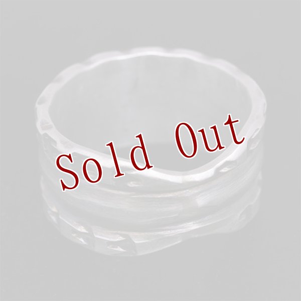 画像4: ブラックフット族 James Faks チェイシング チゼル リング 14号 (4)