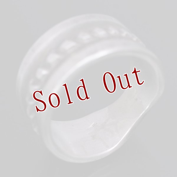 画像5: ブラックフット族 James Faks チェイシング スタンプ リング 18.5号 (5)