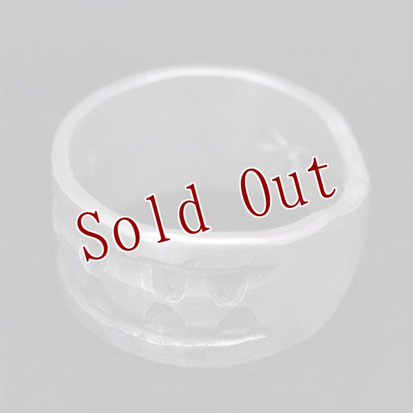 画像4: ブラックフット族 James Faks チェイシング スタンプ リング 22号 (4)