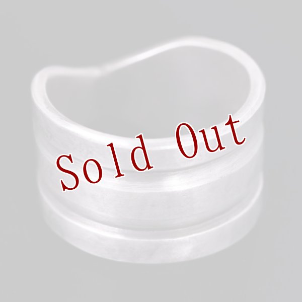 画像5: ブラックフット族 James Faks チェイシング シルバー リング  24号 (5)