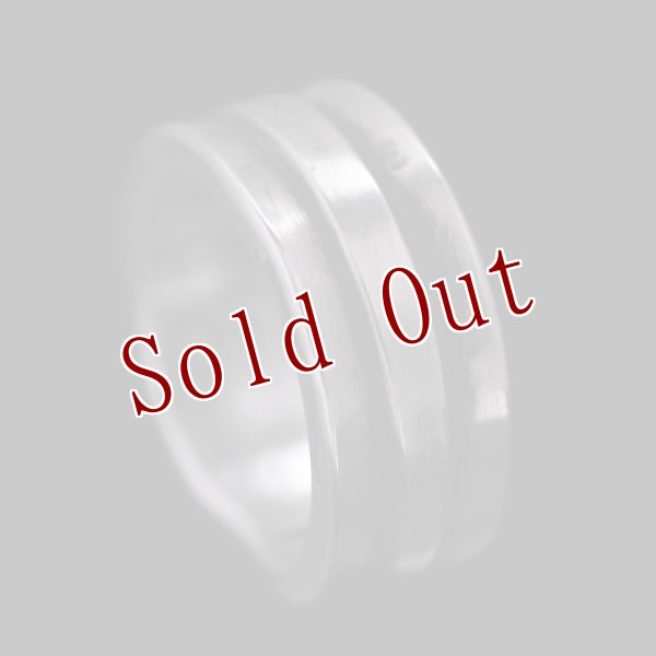 画像3: ブラックフット族 James Faks チェイシング ヘビーゲージ リング 23.5号 (3)