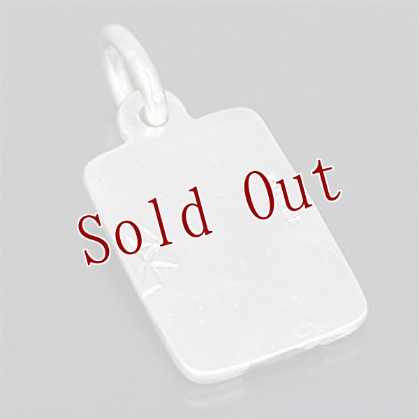 画像2: ブラックフット族 James Faks スタンプ シールド ペンダント (2)