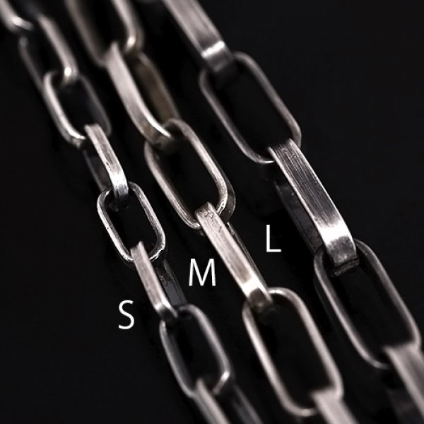 画像3: ホピ族 Loren Kootswatewa ハンドメイド シルバーチェーン M (3)